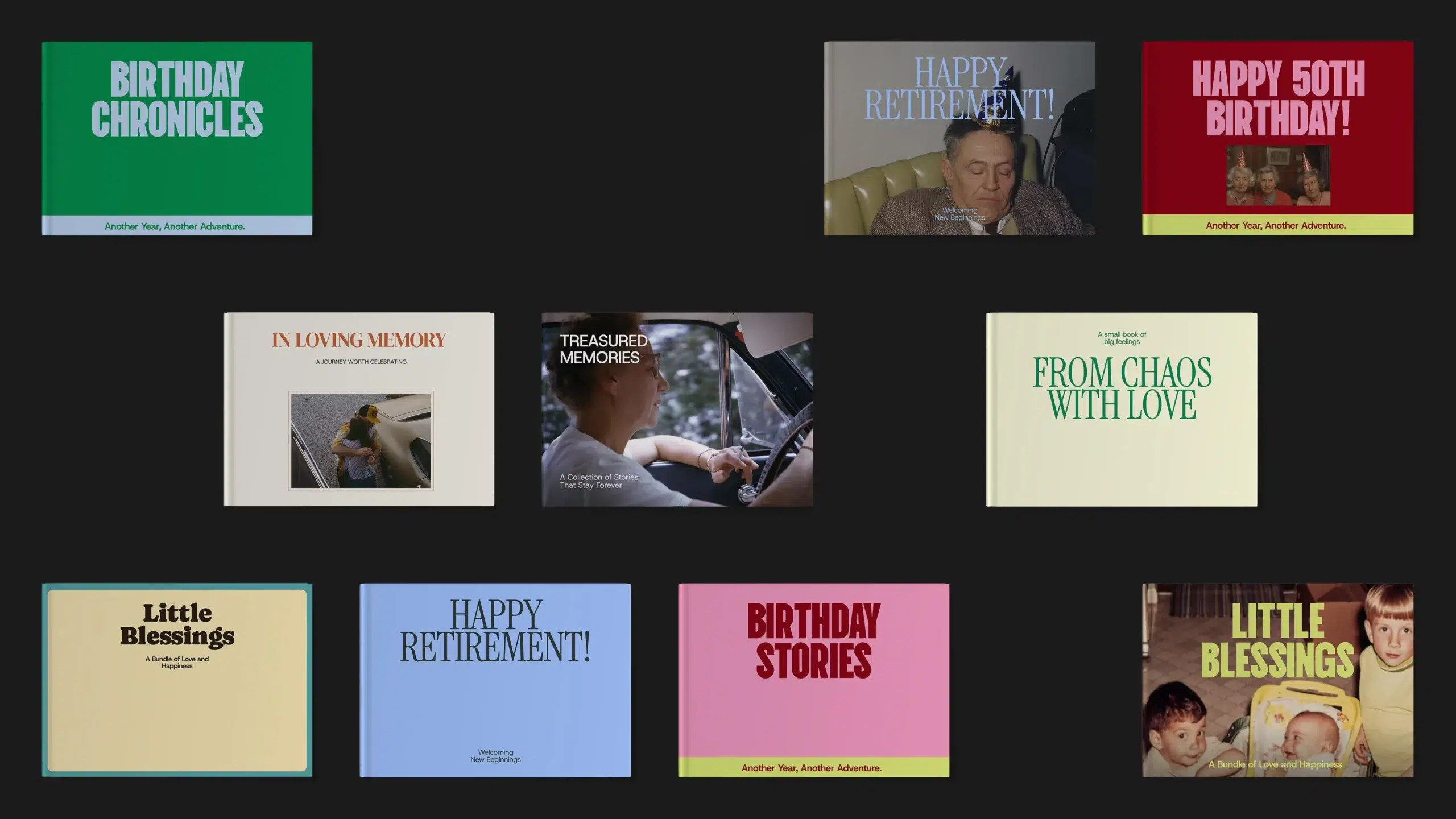 Books Cover Grid